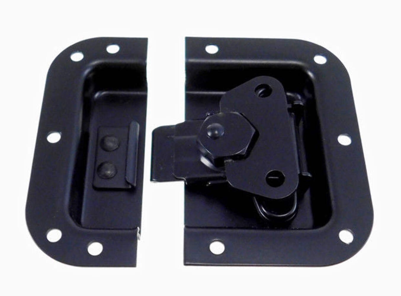 RELIABLE HARDWARE A3020BK Recessed Butterfly Latch for Cases - BLACK