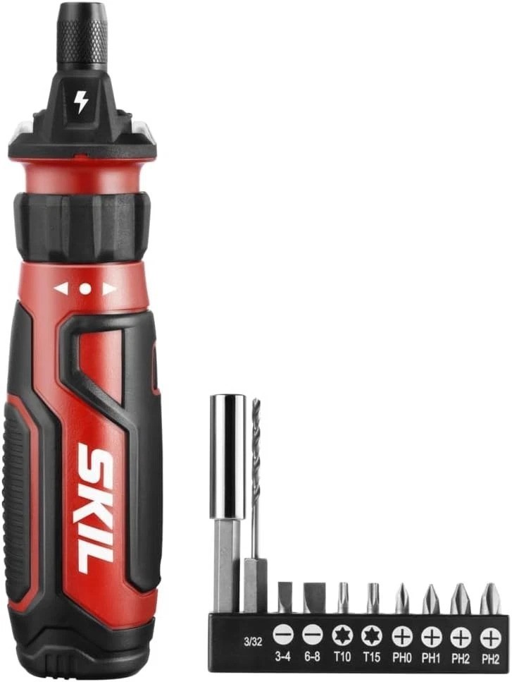 Rechargeable 4V Cordless Screwdriver with Circuit Sensor