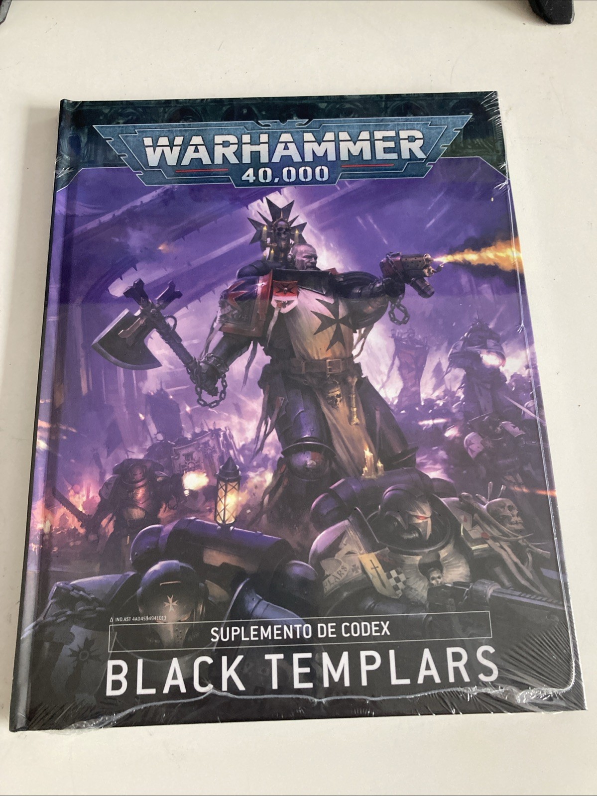 Warhammer 40K Black Templars Codex Supplement Hardback Book Portuguese  Sealed