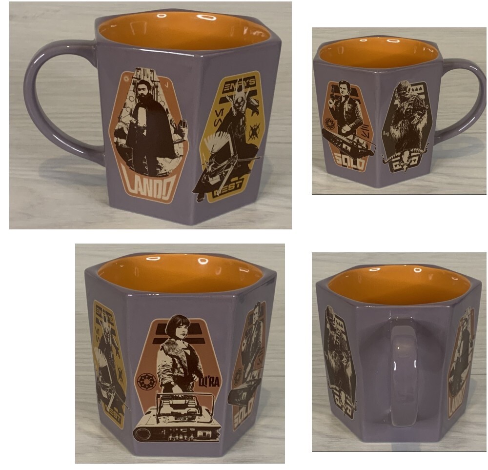 Star Wars Coffee Mug, Large Hexagonal, Disney Store, Excellent Condition