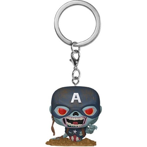 Funko Keychain: Marvel Zombies - Zombie Captain America