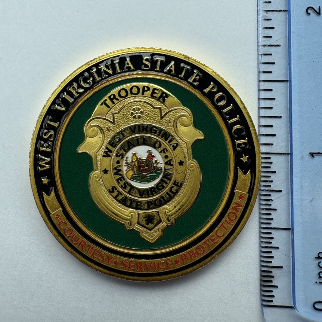 West Virginia State Police Challenge Coin