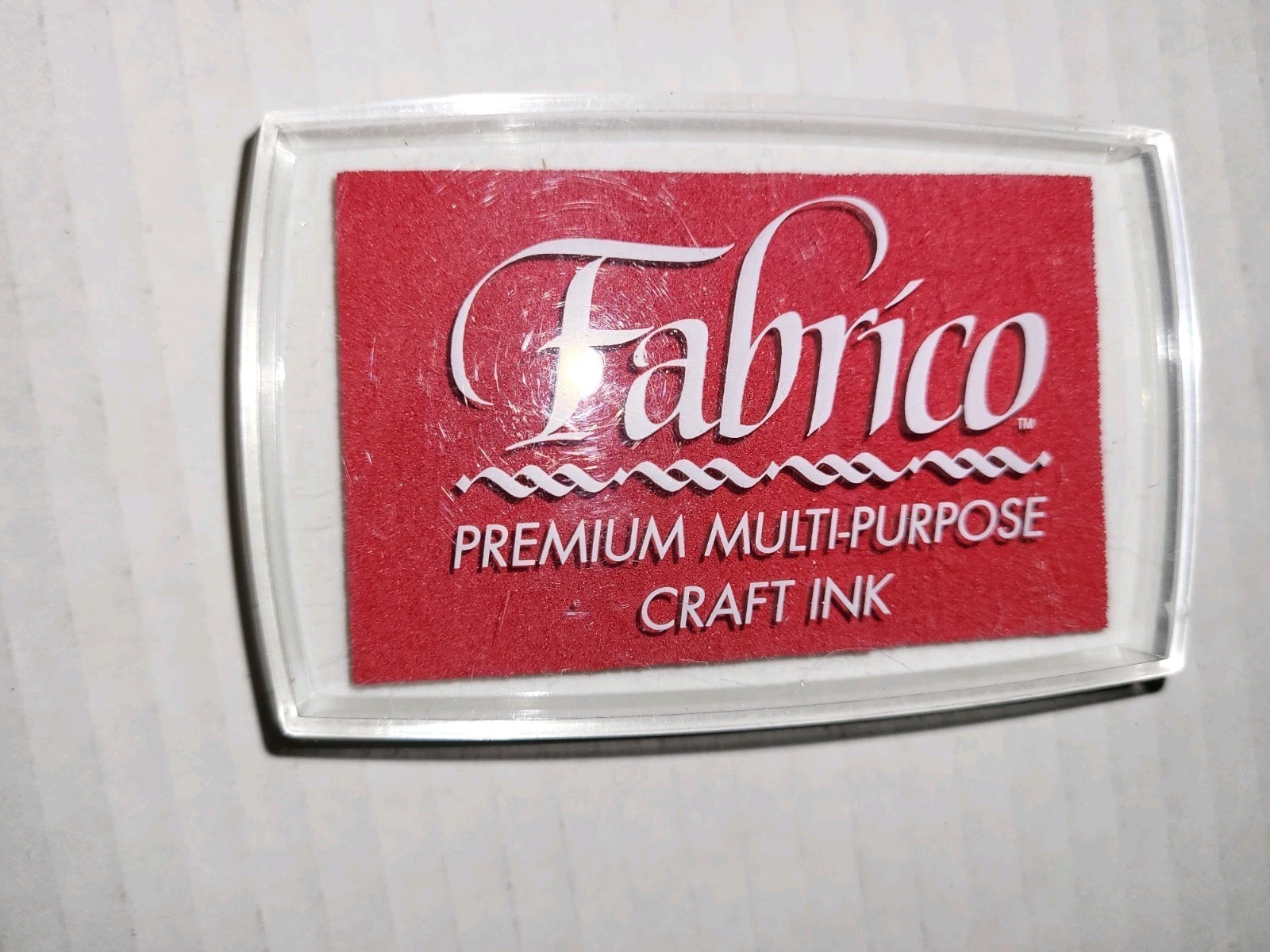 Fabrico Craft Ink Multipurpose Water Based Pad 2 Sealed 2 Used