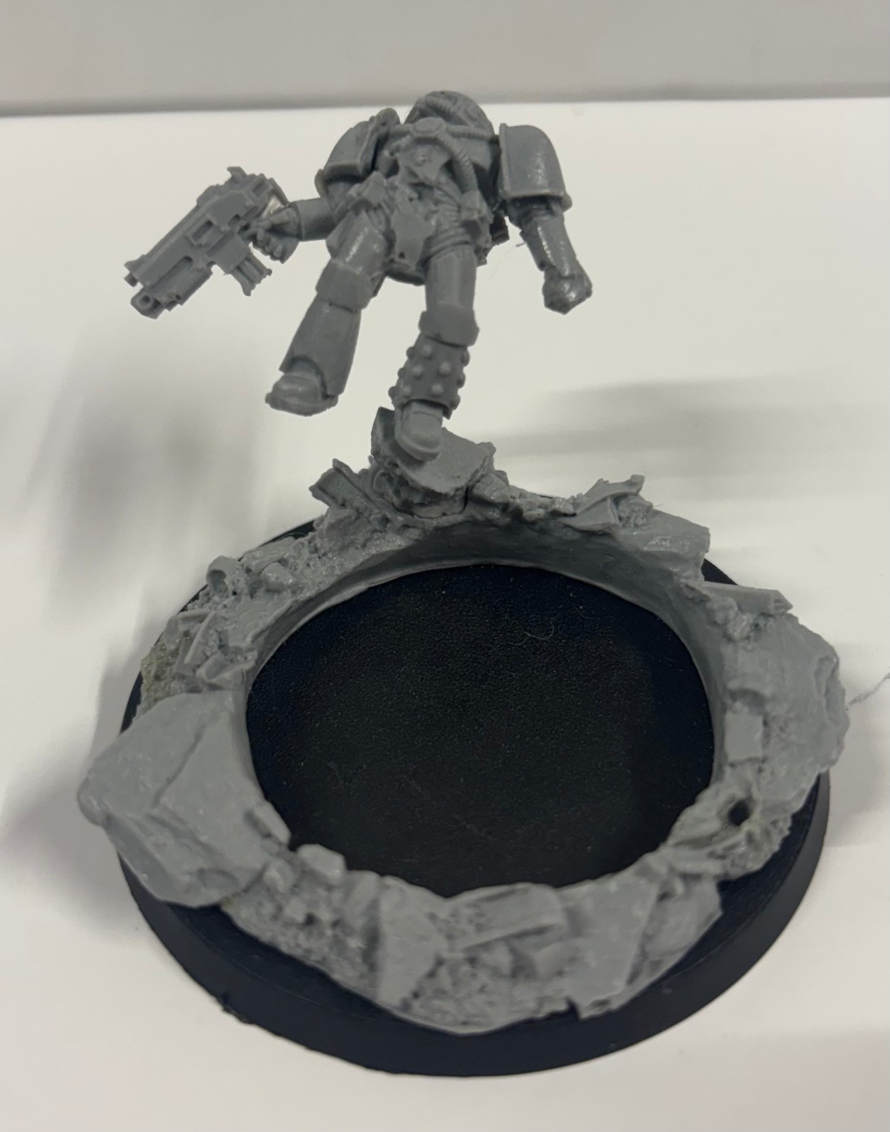 Dead Ultra Space Marine Floating Base Warhammer 40k Custom Chaos