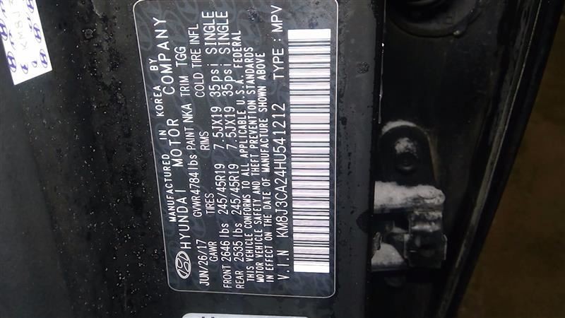 2017 Tucson Chassis Control Module Sku#3424598