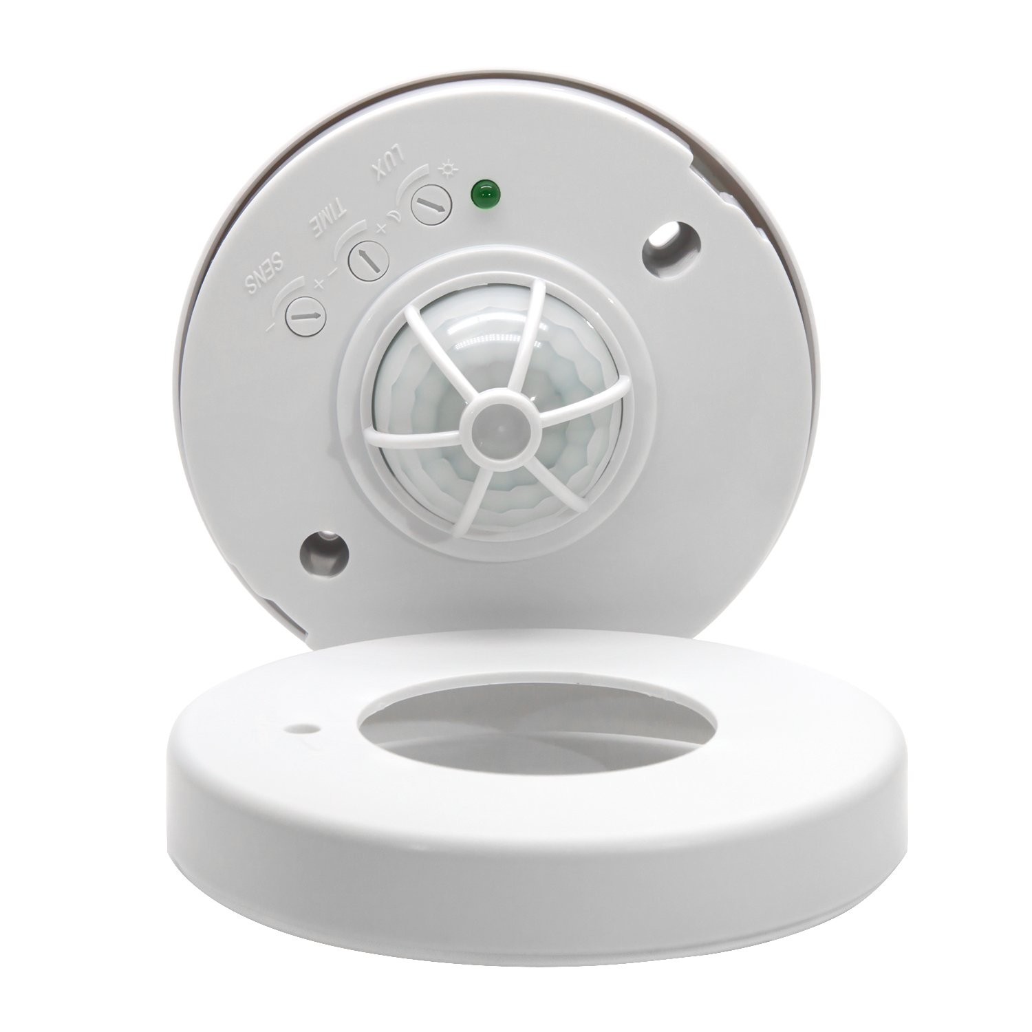 360 Degree Ceiling Occupancy Sensor PIR Motion Sensor Switch with 3 detectors...