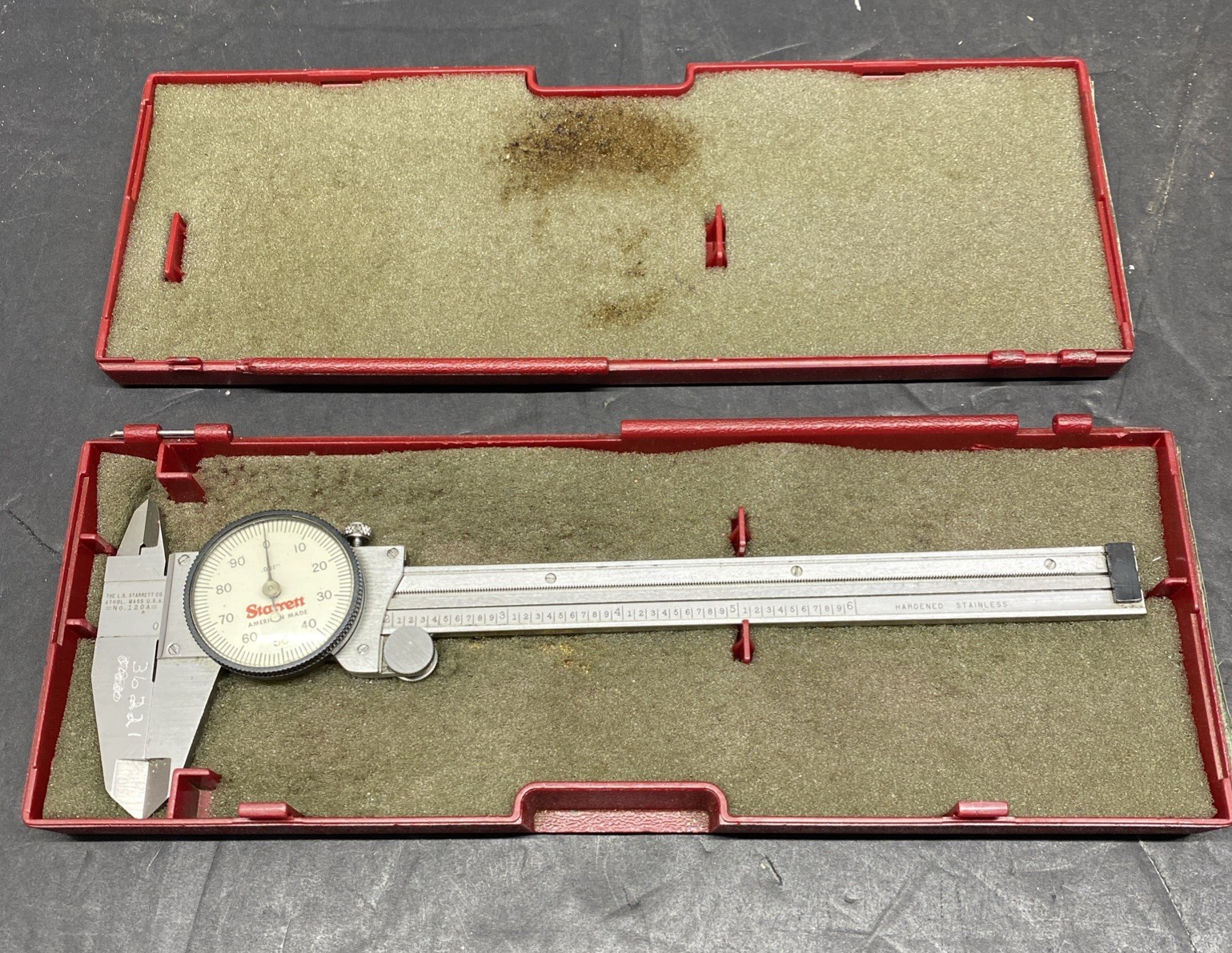 Starrett 6” Dial Caliper No. 120A American Made .001”