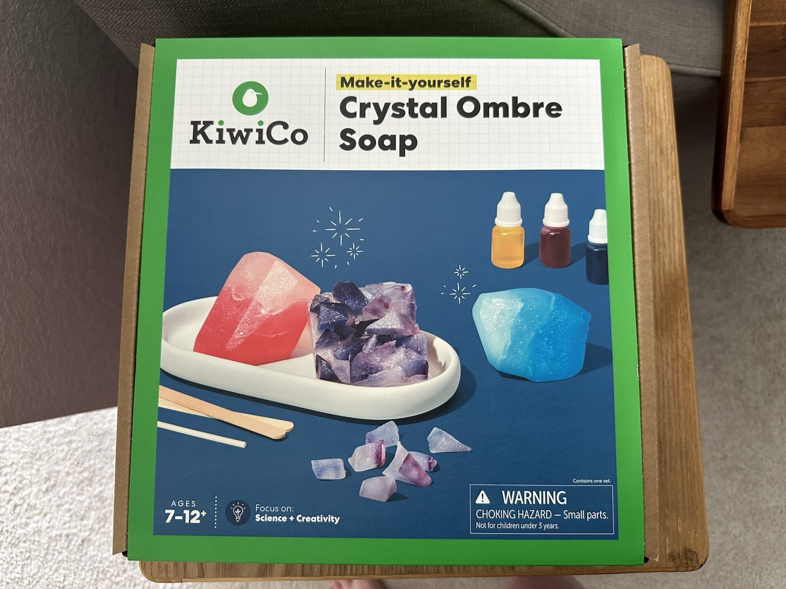 KiwiCo Crystal Ombre Soap Making Kit STEM DIY Craft Ages 7-12 NEW