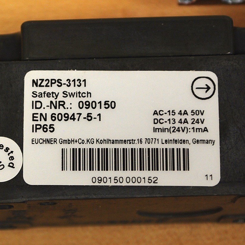 Euchner NZ2PS-3131 Safety Switch - NEW