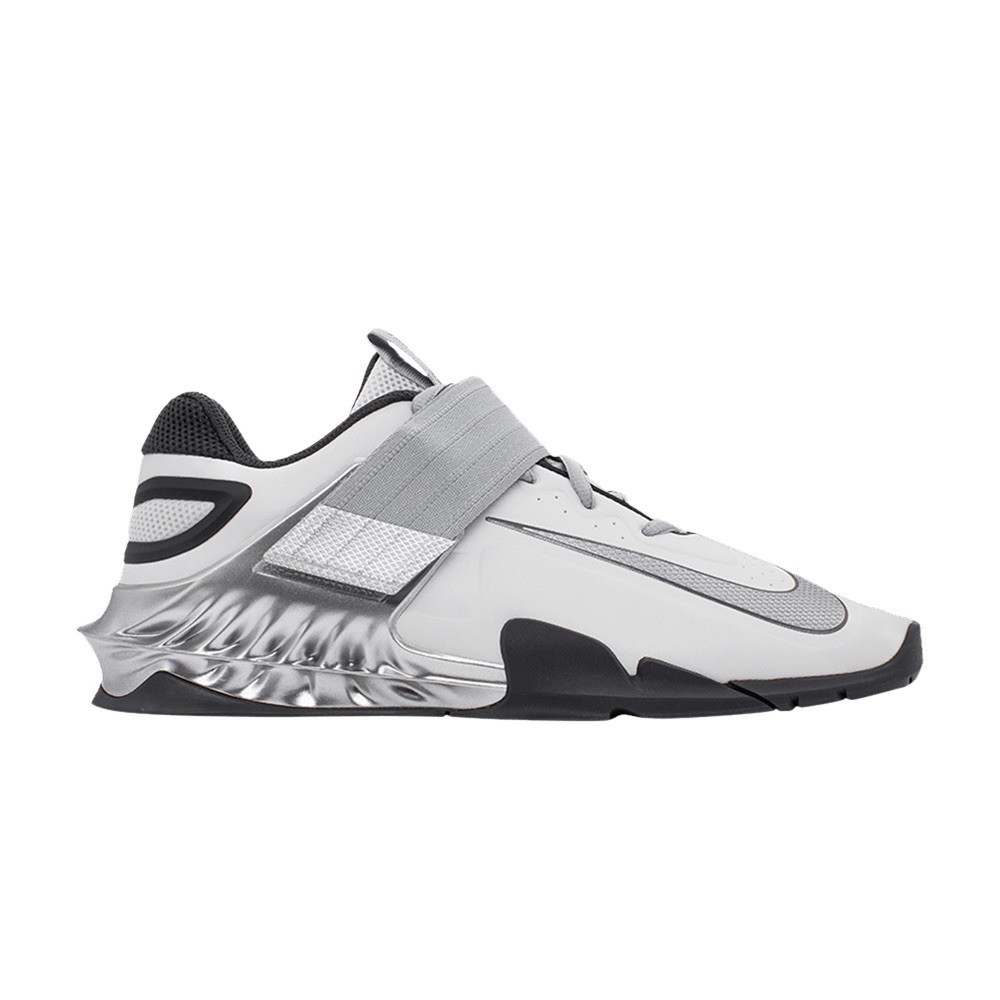 NEW Nike Savaleos SE Men’s Size Weightlifting Shoes Gray Silver Black FZ8664-001