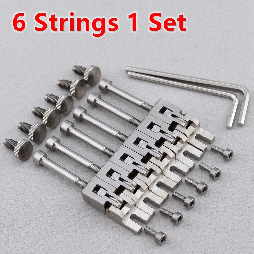 Tremolo System Bridge Stainless Steel Guitar Bridge Saddle Fit Floyd Rose