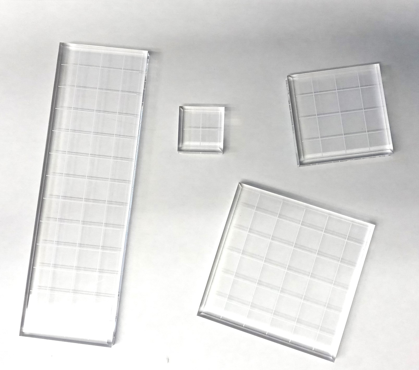 Fiskars 01-000068J Clear Stamp Block Set, 4 Piece