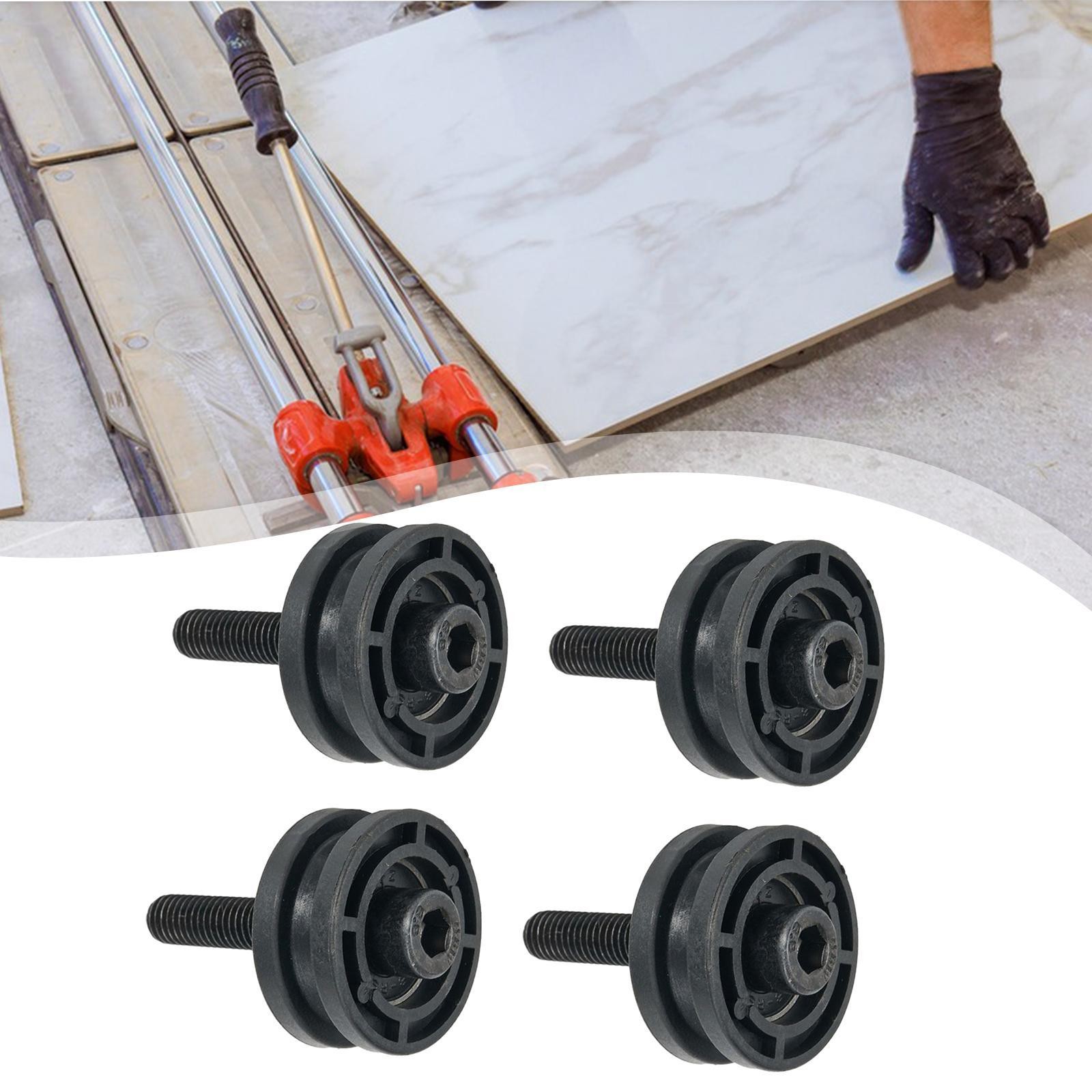 4x Tile Saw Roller Table Saw Parts Table Roller