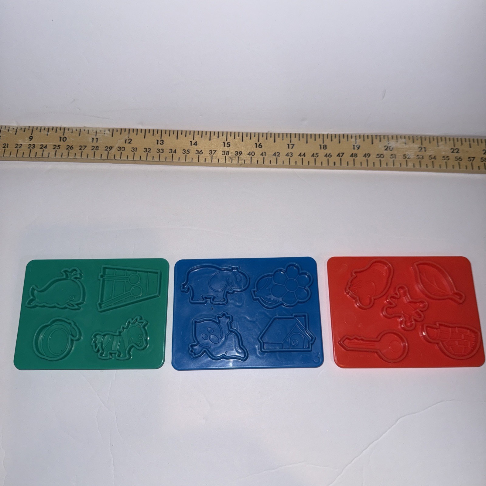 McDonaldland Lot Of 3 Play Dough Molds. 26 Fun Shapes. 1980. Really Cute.