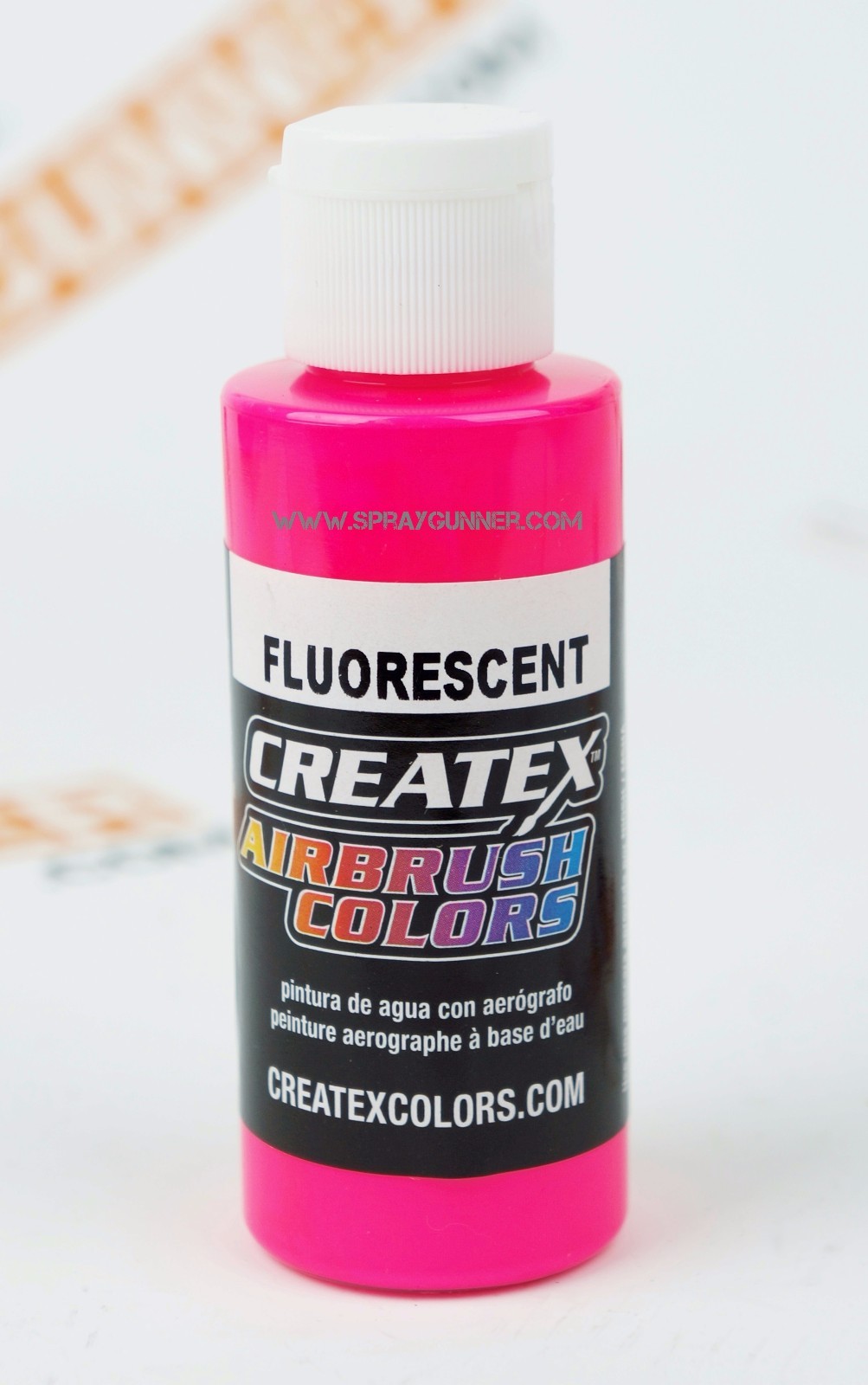Createx Airbrush Colors 5407 Fluorescent Hot Pink 4oz. water-based paint