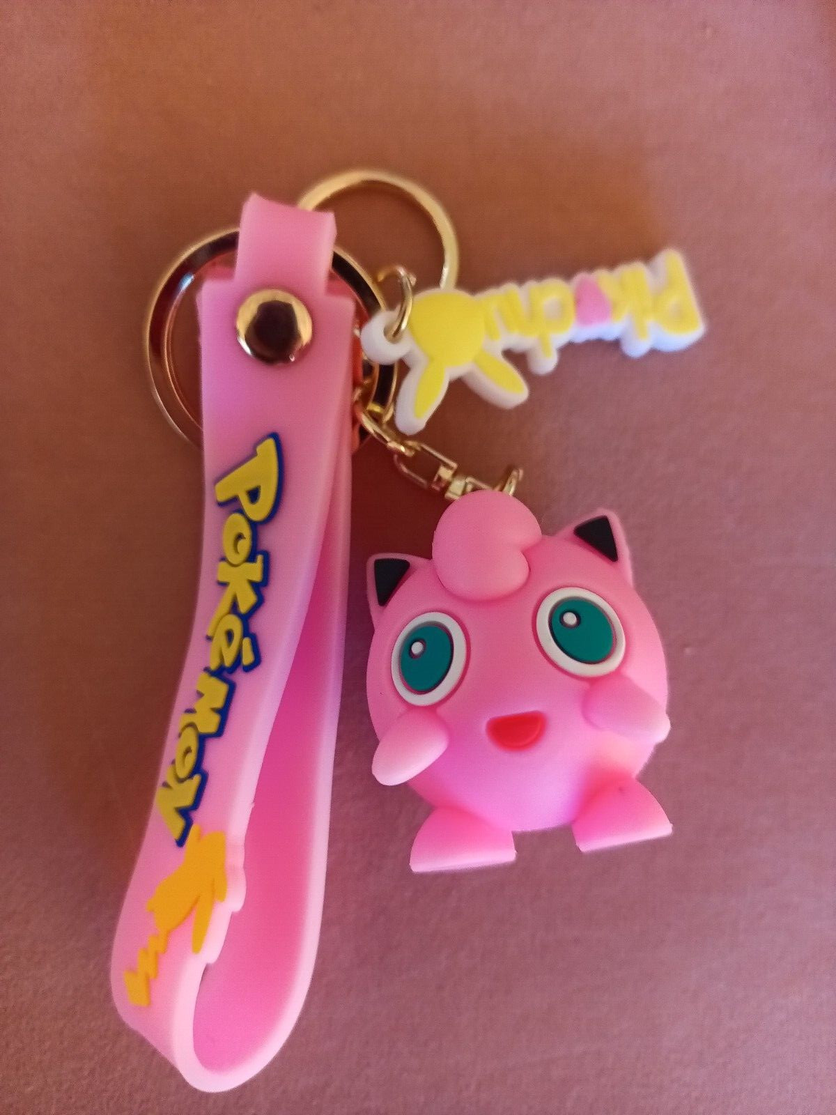 JIGGLYPUFF "POKEMON"  KEYCHAIN / BACKPACK CLIP -NEXT DAY SHIPPING