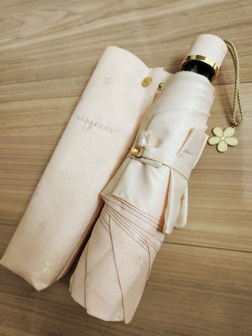 BURBERRY Folding Umbrella, Cherry Blossom, Pink