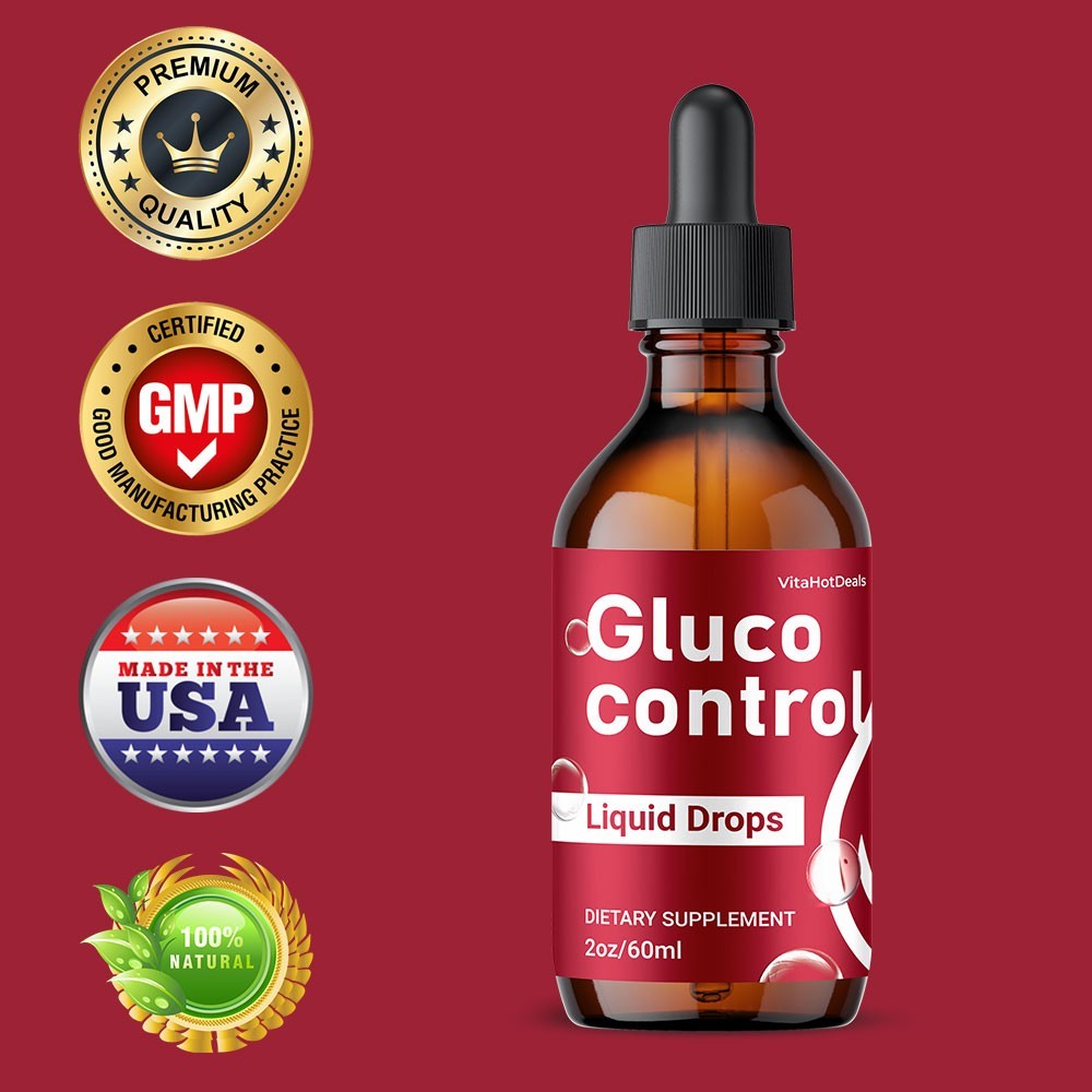 GlucoControl Liquid Drops, Max Strength, Gluco Control Supplement (2 pack)