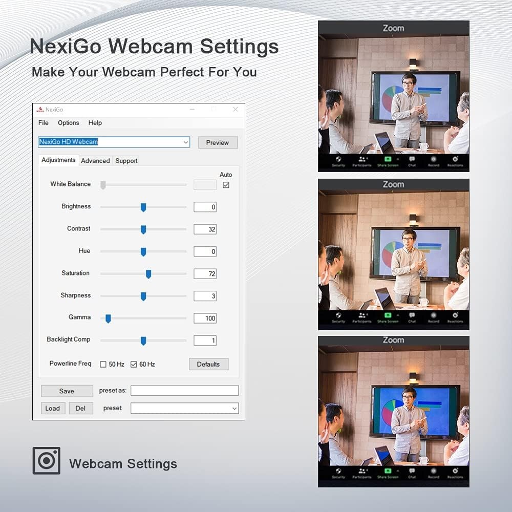 NexiGo N680 Webcam - 1080P - 30fps