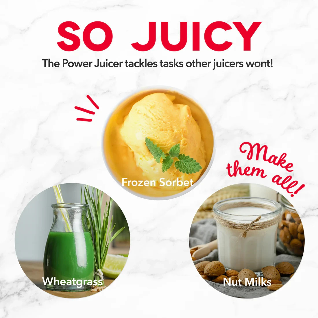 DASH Compact Cold Press Power Juicer - Aqua