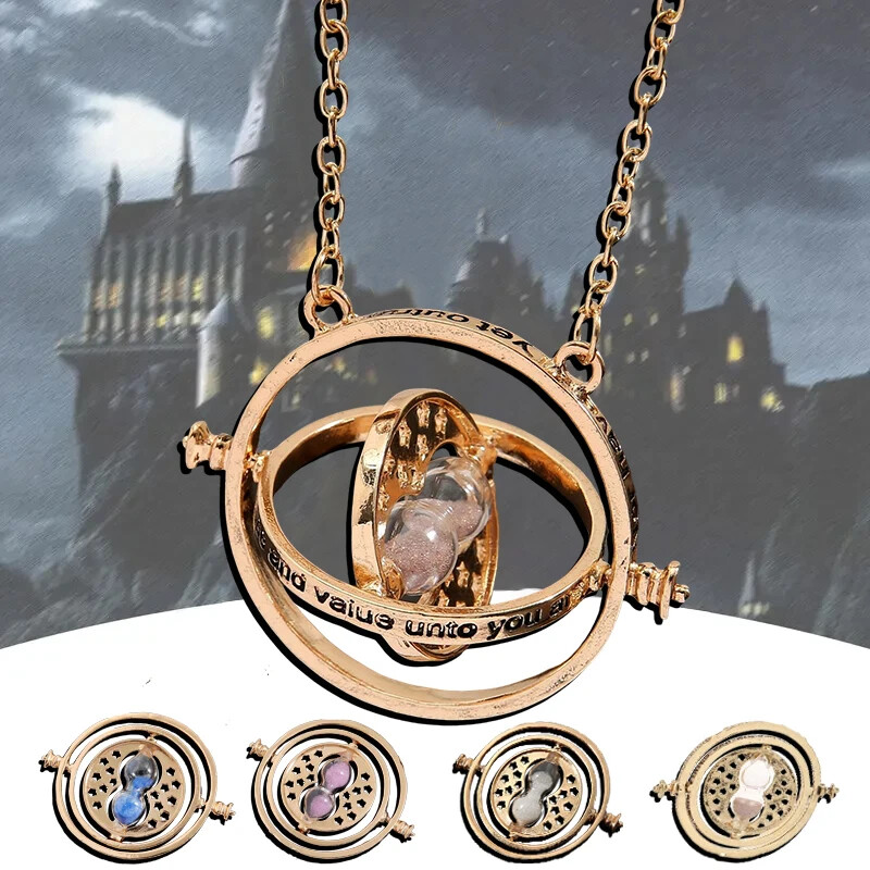 Time Turner Harry Potter Necklace Hourglass Pendant Necklace