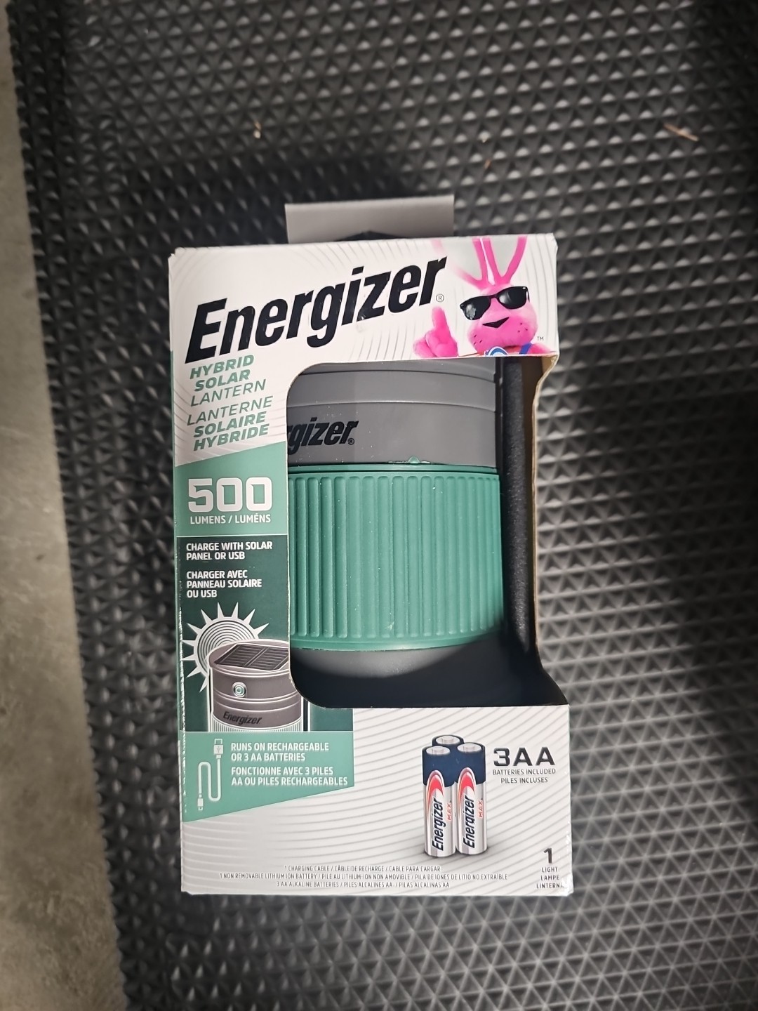 Energizer 500 Lumen Hybrid Solar Lantern