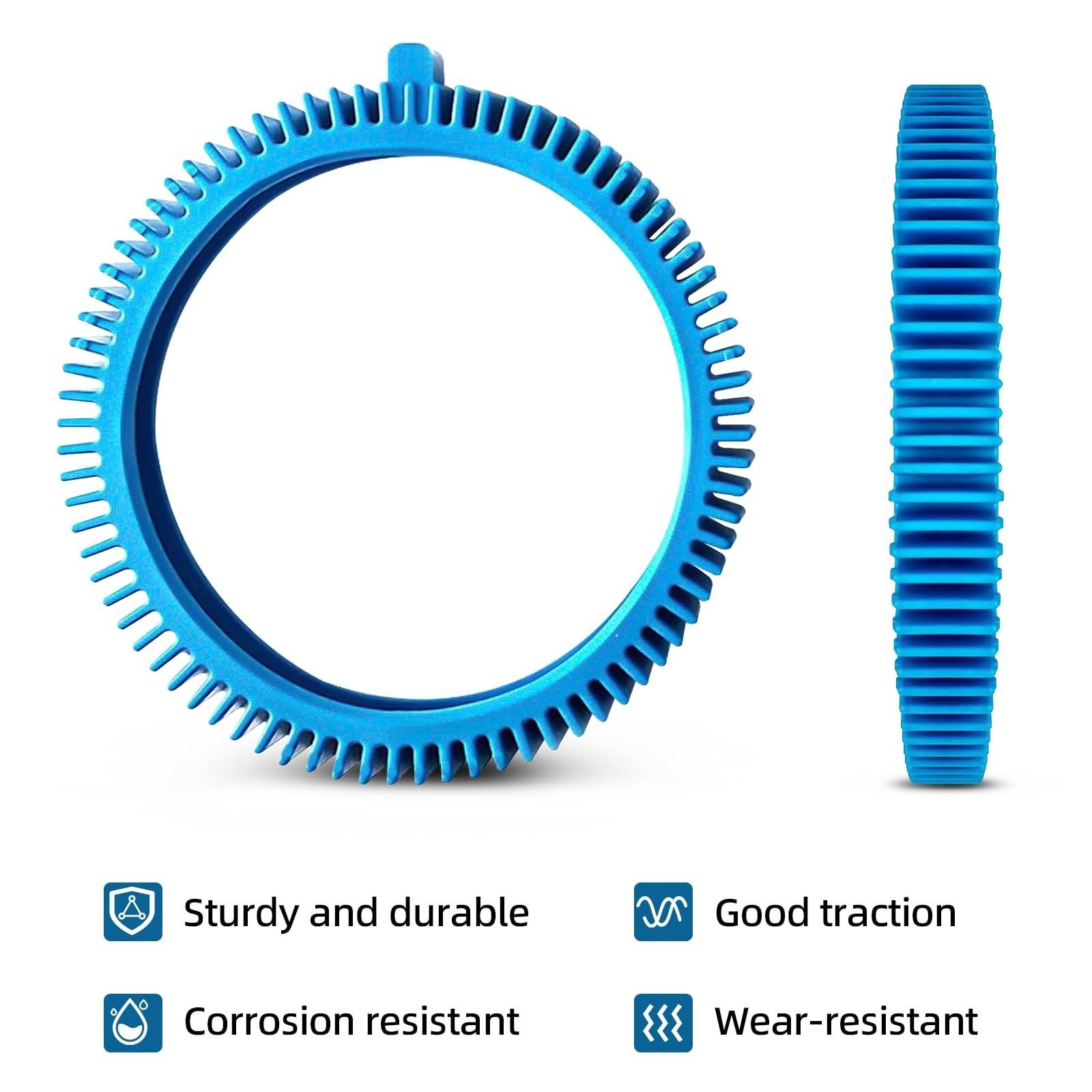 Replacement Tires with Super Hump Compatible for Pool Cleaner 2 Pcs