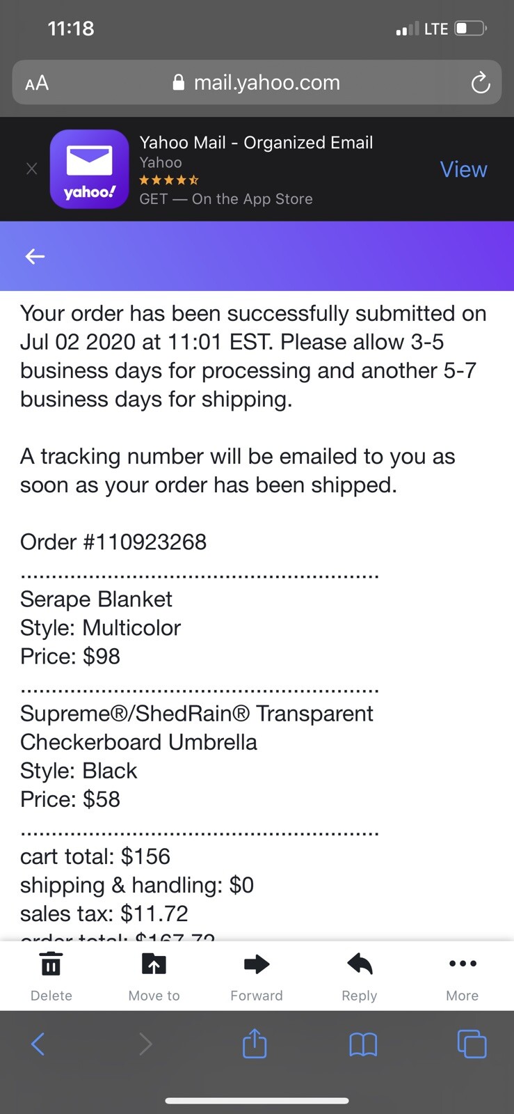 Supreme Shedrain Umbrella