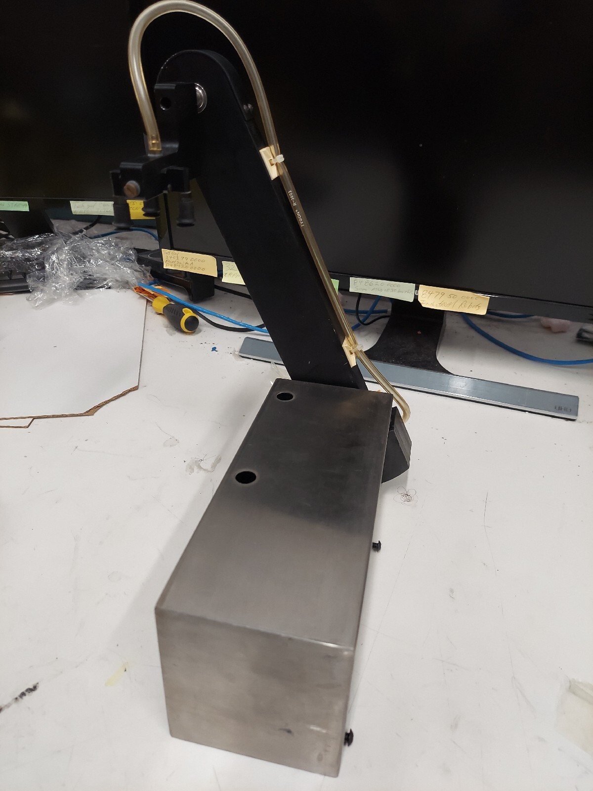 robotic arm with vexta Stepping Motor PH266-01GK+ oriental gear head 2GK3KA