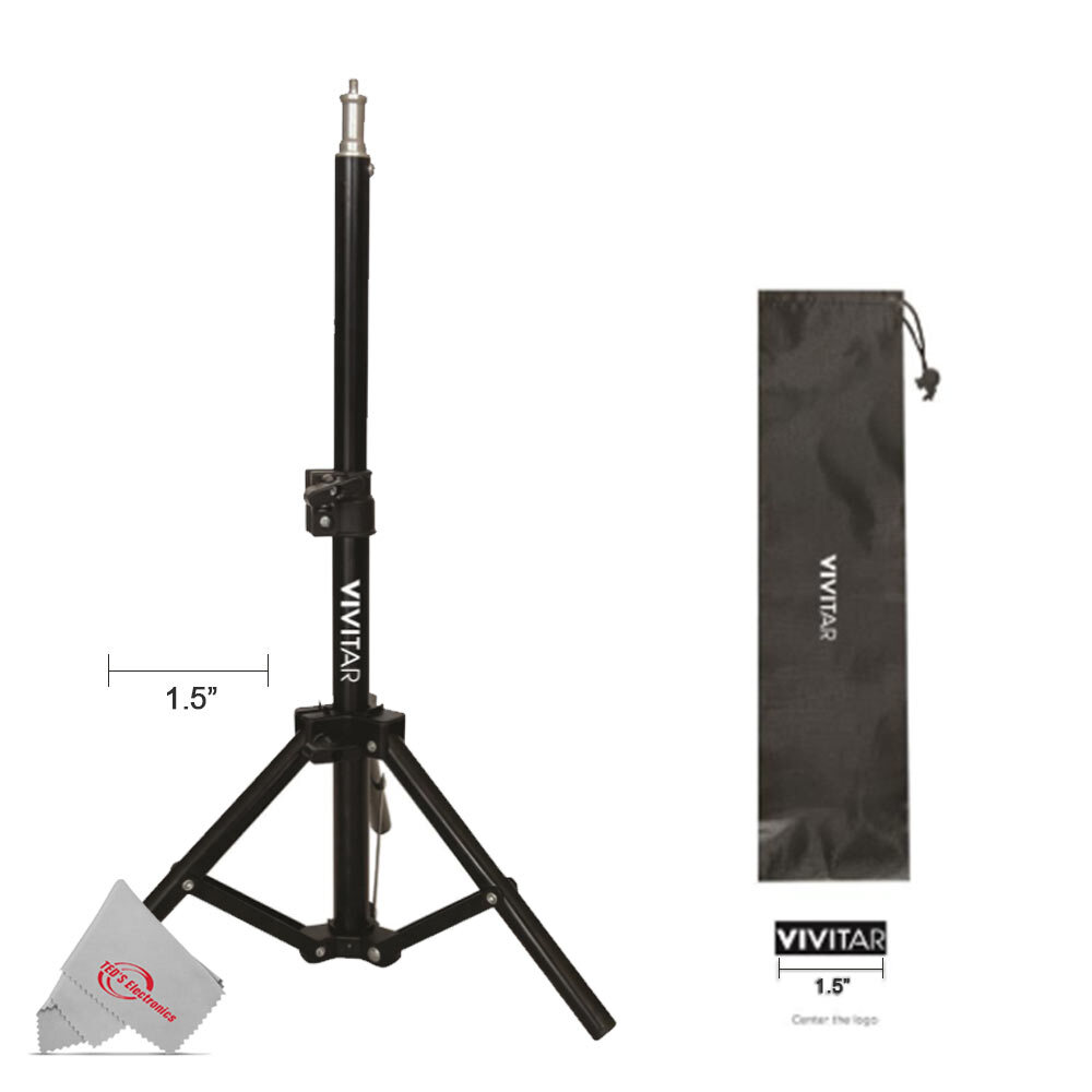 Vidpro LED-330X Varicolor Video Light Kit + Tabletop 27" Adjustable Light Stand