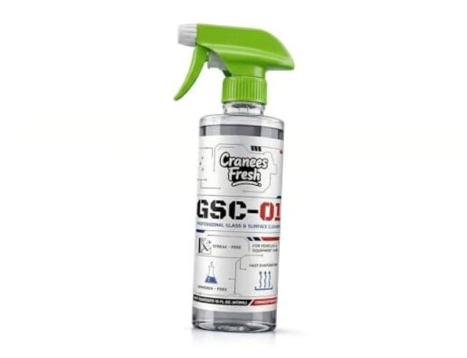 Glass & Surface Cleaner Spray, Streak-Free, Ammonia-Free, Tint Safe, Made in