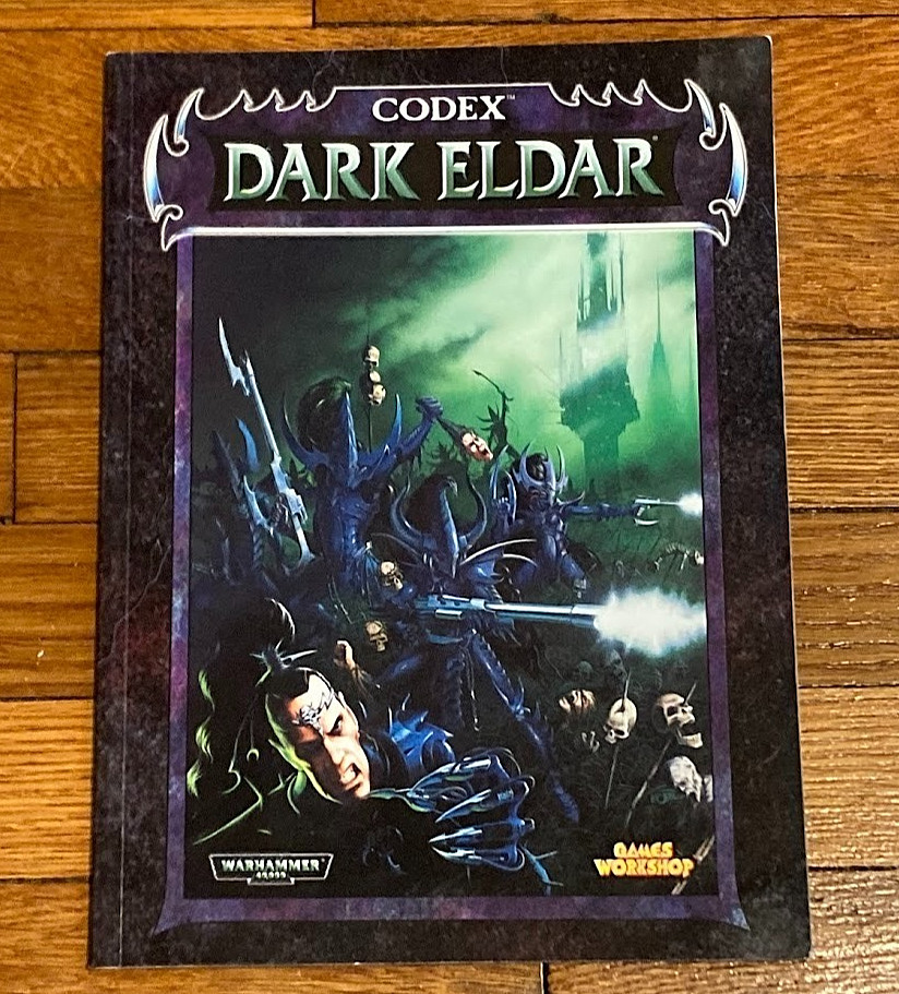 GW Warhammer 40K DARK ELDAR codex 3rd Edition supplement softcover OOP AW26