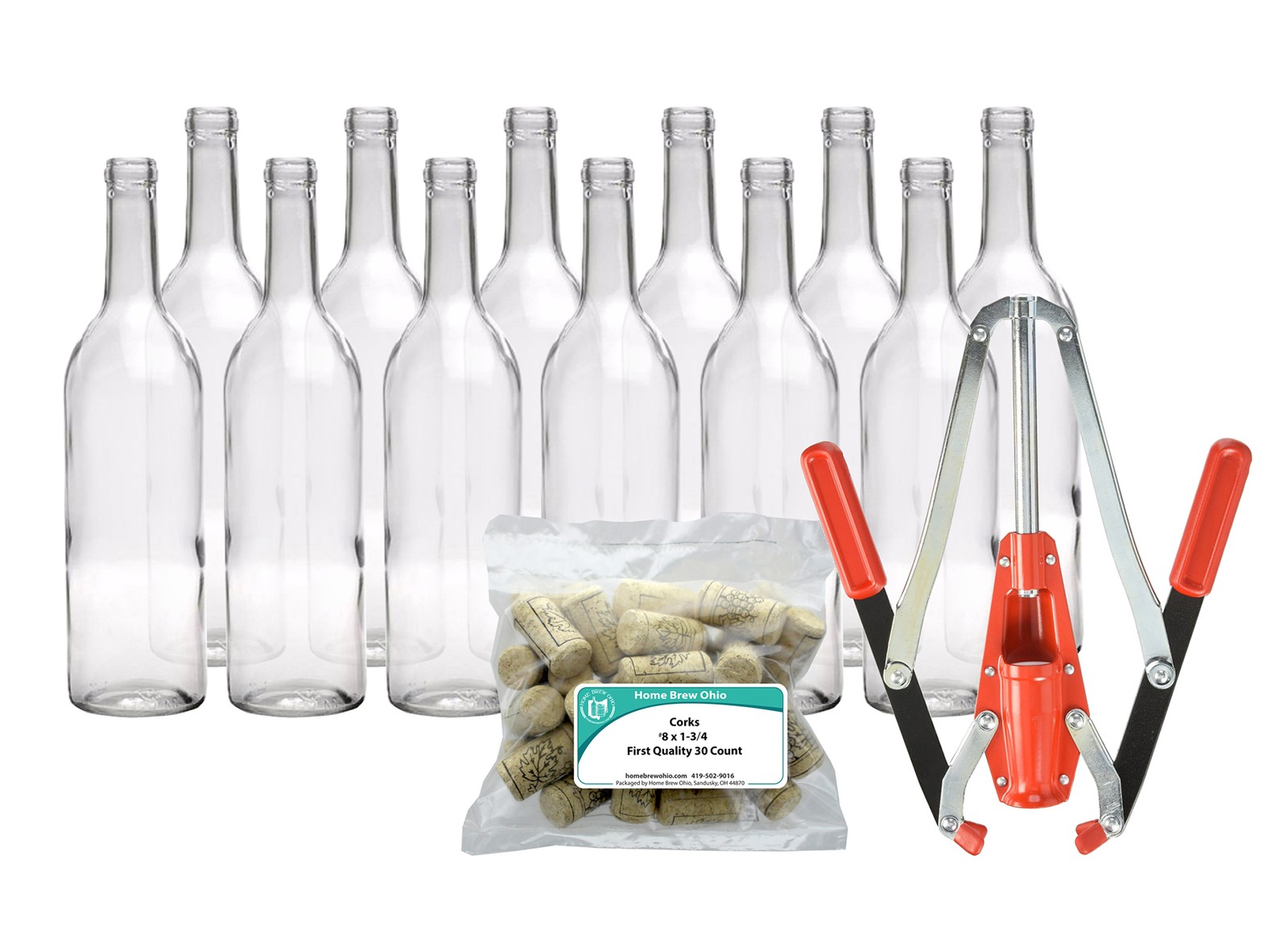 Home Brew Ohio One Gallon Wine Bottling Package