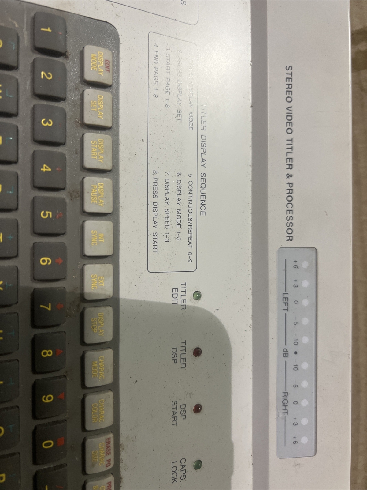 SIMA VIDEO STUDIO VS-500 STEREO VIDEO TILTER & PROCESSOR