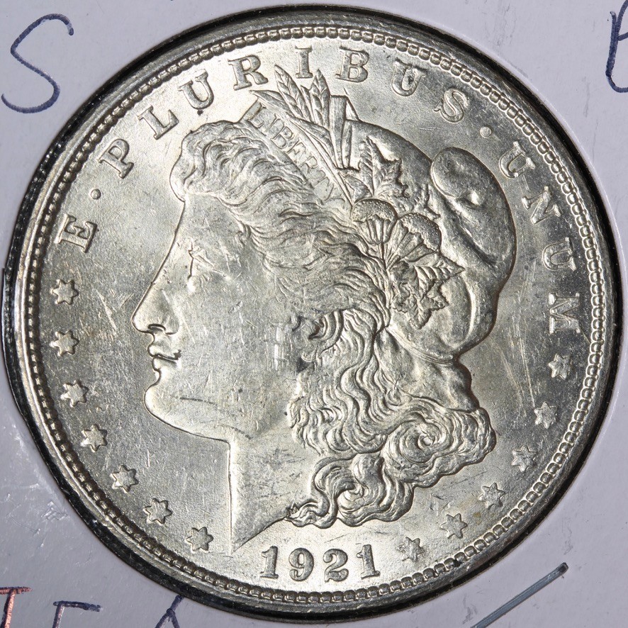 1921-S Morgan Silver Dollar BU *UNCIRCULATED* MS E397 DTEA