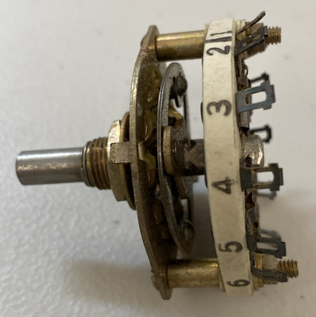 Lot 60 + Oak 5-17744-565 Position Rotary switch Electroswitch #249 Ceramic