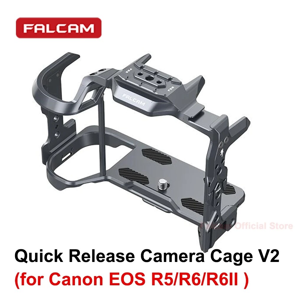 Falcam F22&F38&F50 Quick Release Full Camera Cage V2 for Canon EOS R5/R6/R6II