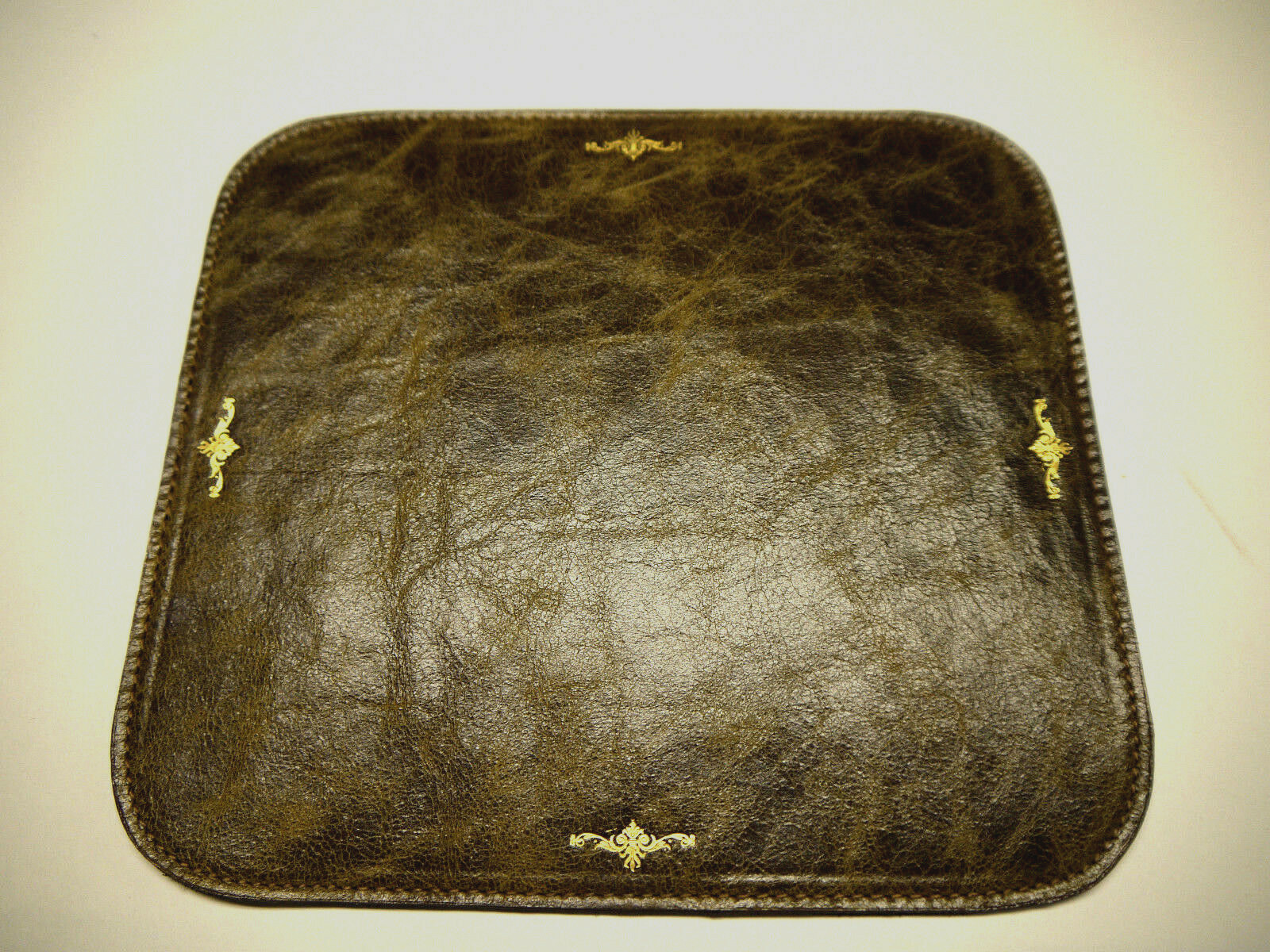 Mouse Pad. Leather, Unique Made in USA