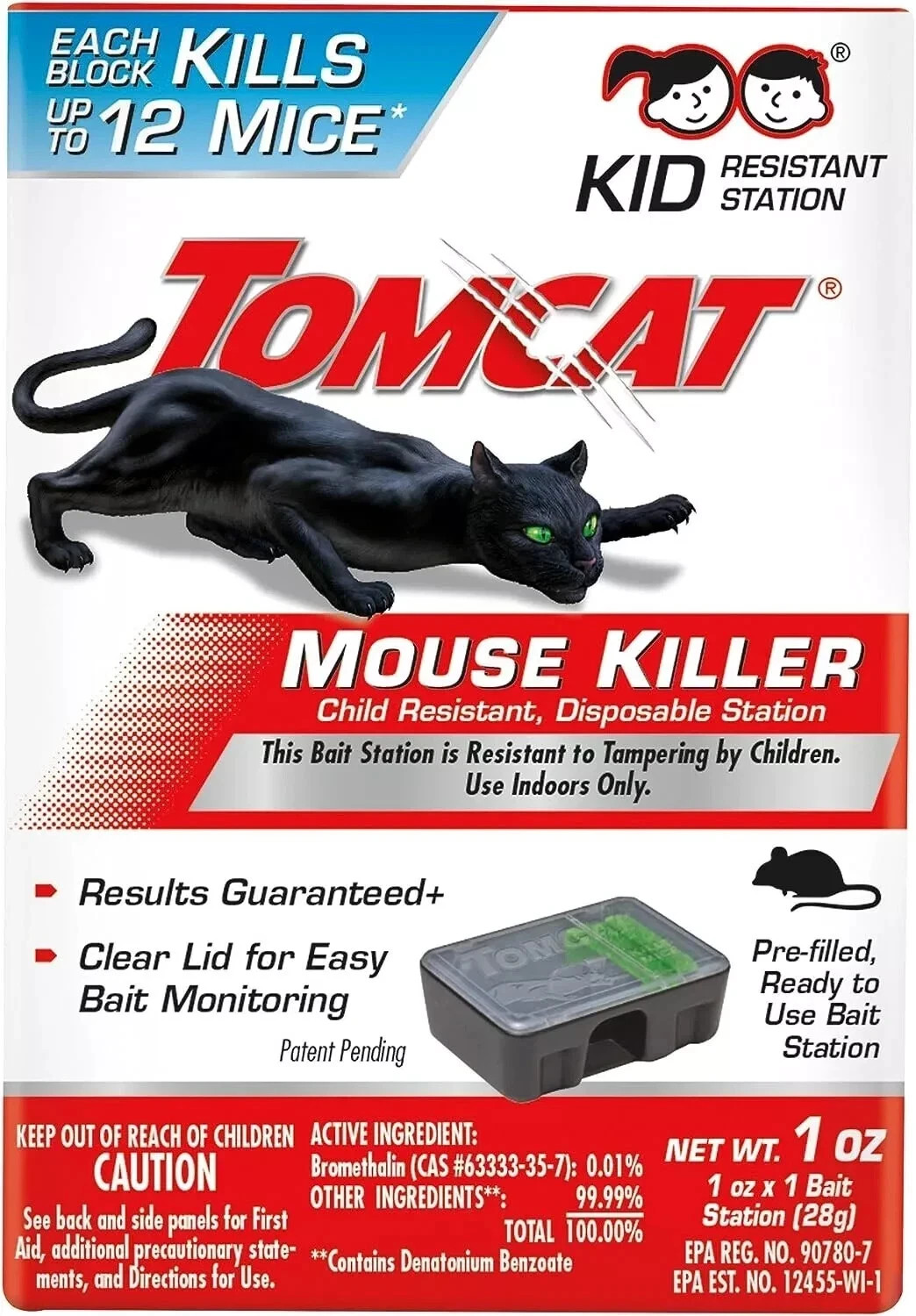 Tomcat Mouse Killer Rats Mice Rat Bait Station Rodent Poison Trap Fast Shipping