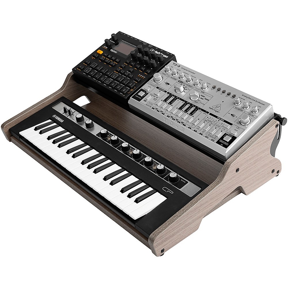 Gator Frameworks GFWELITESYNTHOASISBLK32 Synth Oasis 32 Gray