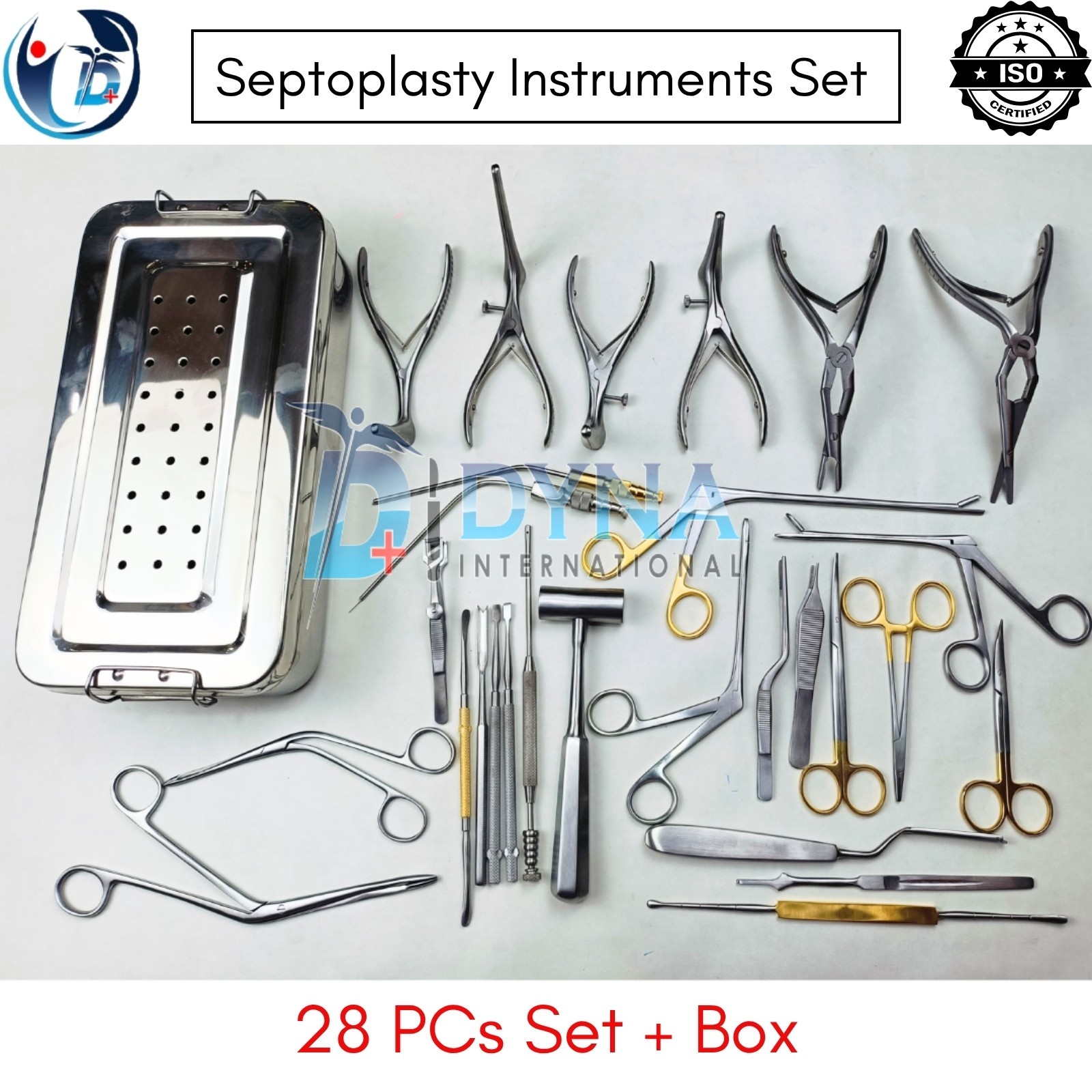 Septoplasty Instruments Set of 28 Pcs - Nasal Surgery Tool Set A+ German Quality