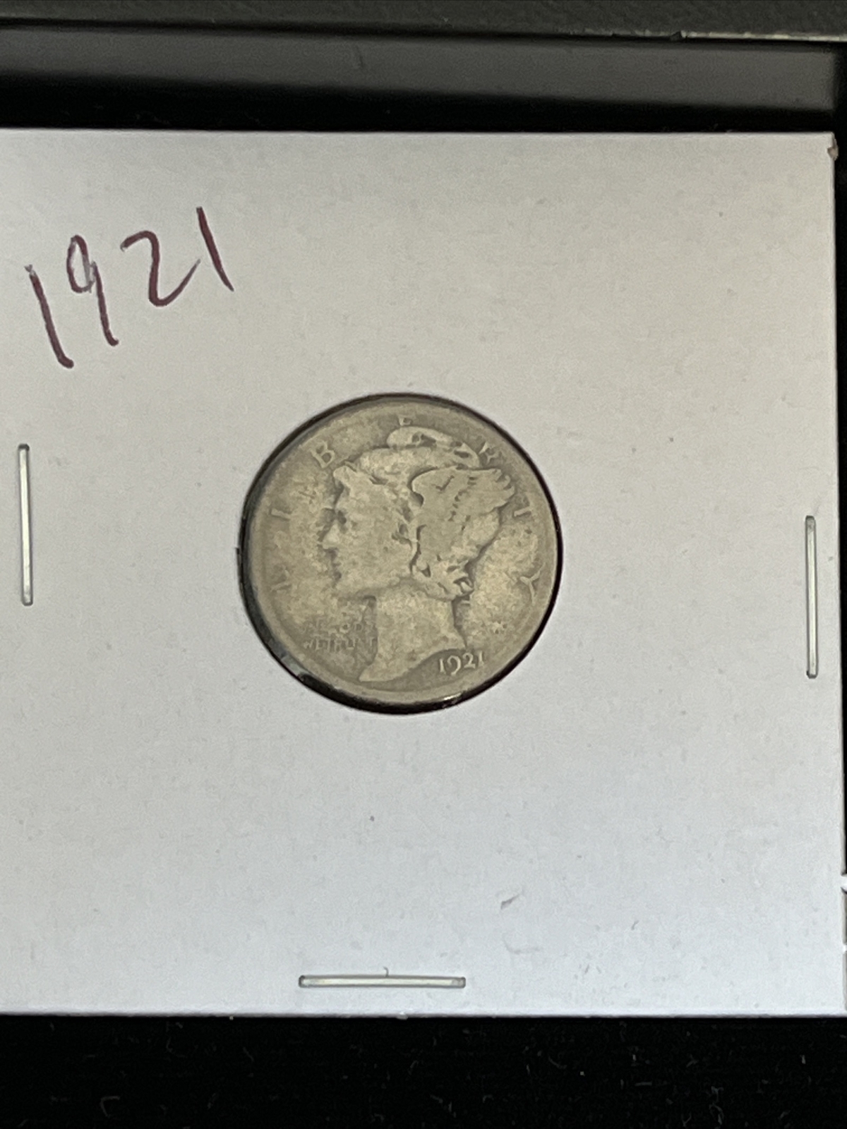 1921 P Mercury Dime -- Key Date -- Very Good