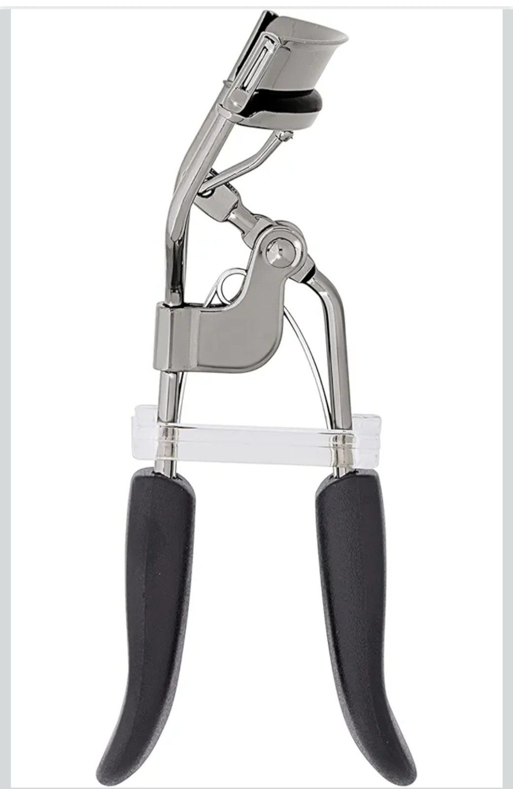 e.l.f. Eyelash Curler Silver Black Lightweight Stainless Steel Plastic