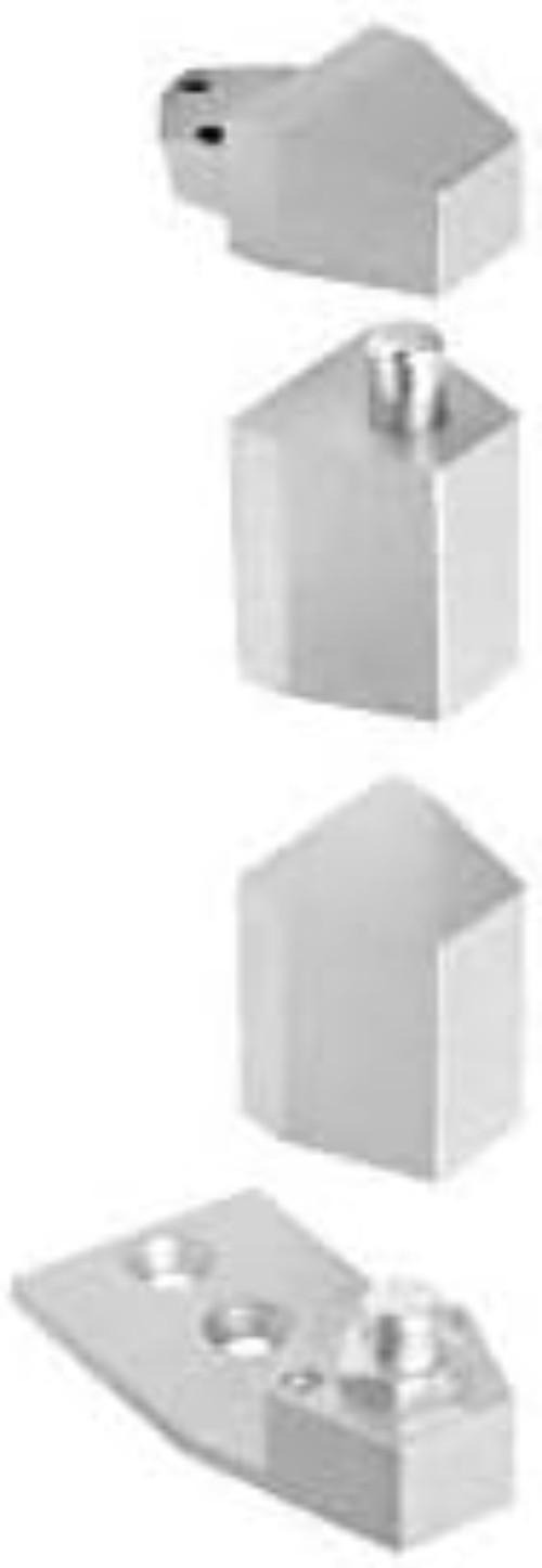 Durable Offset Reversible Pivot Set Flush-Mount for L-Shaped Commercial Doors
