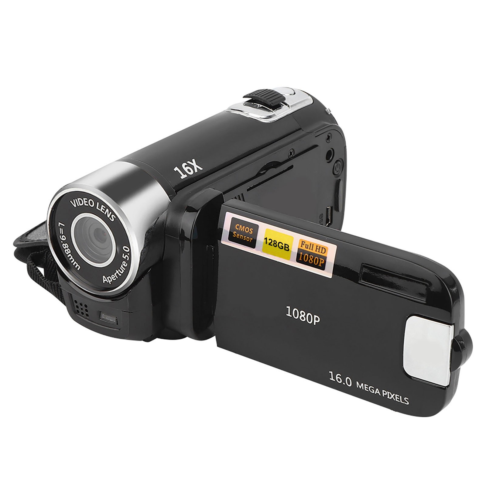 16X Zoom Colourful Display Screen High Definition Camera Image Video Camcorder