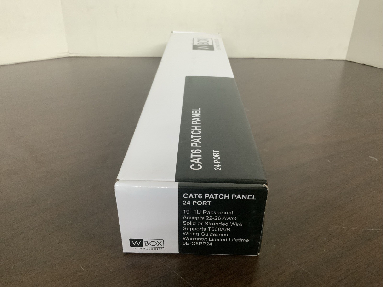 W Box Technologies Cat6 Patch Panel 24-Port