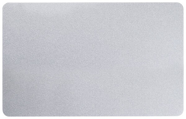 Metallic Silver PVC ID Card (CR80/Credit Card Size, 2.13" x 3.38") Pack of 500