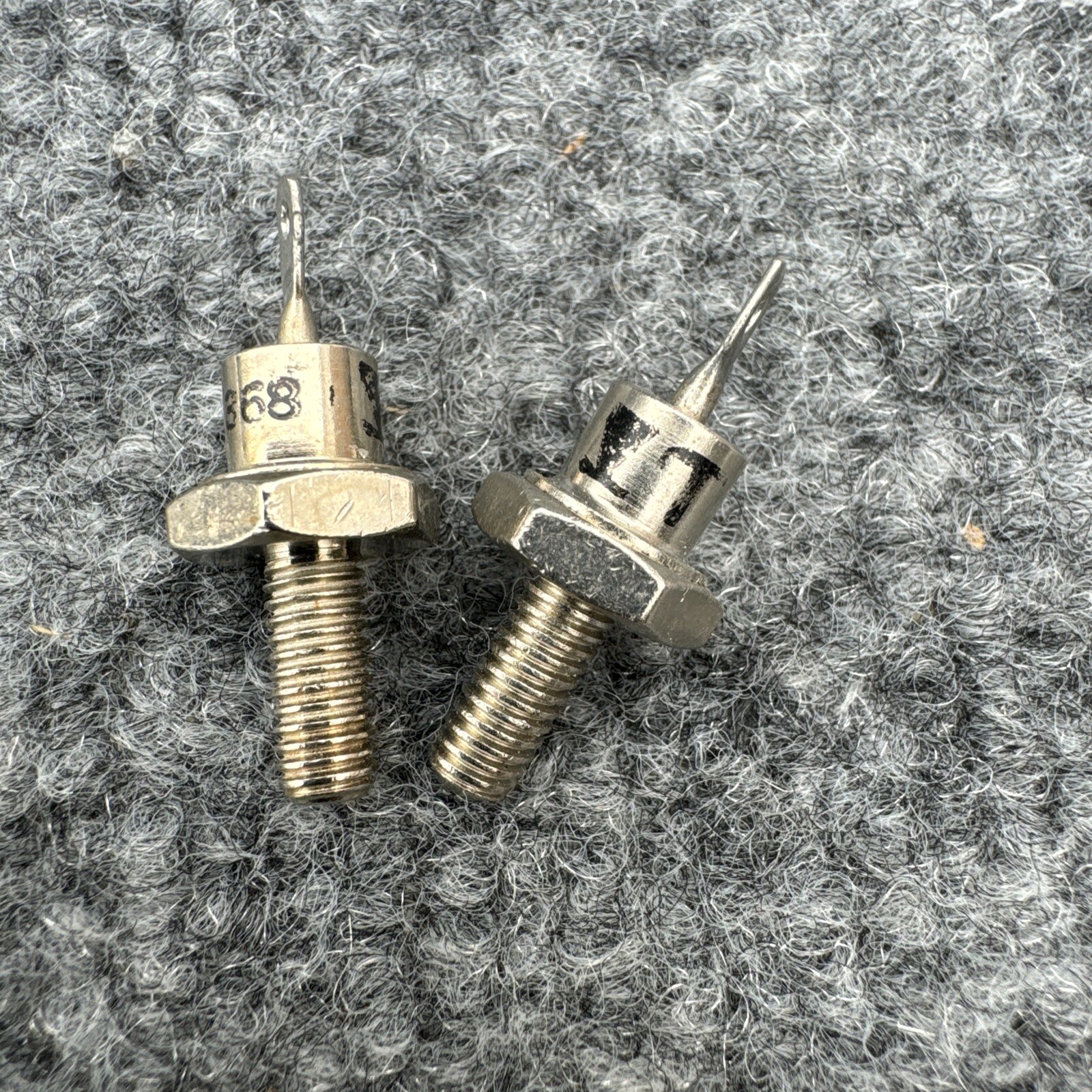 Lot of 2 - 1N1368 Stud Rectifier Diode New