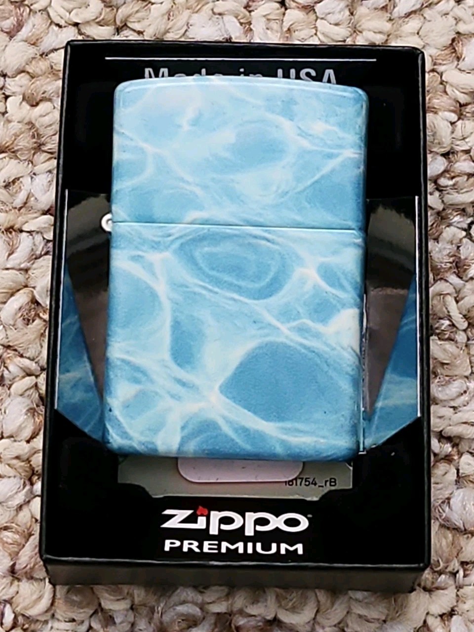 Zippo SMS Exclusive Lighter, Limited to 100 - Pool Pattern Blue Design #Water