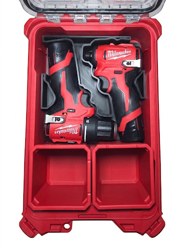 Insert for Milwaukee Packout for Milwaukee M12 FUEL™ 2-Tool Combo Kit (3494-22)